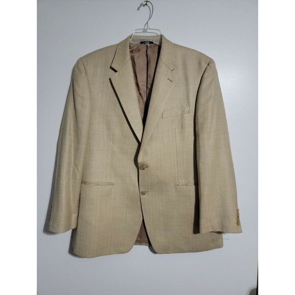 Ralph Lauren Men’s Blazer Sport Coat 44R Wool Silk Blend Two Button Classic - Picture 2 of 7